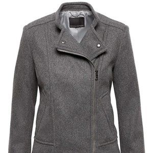 Banana Republic Italian Melton Moto Jacket
